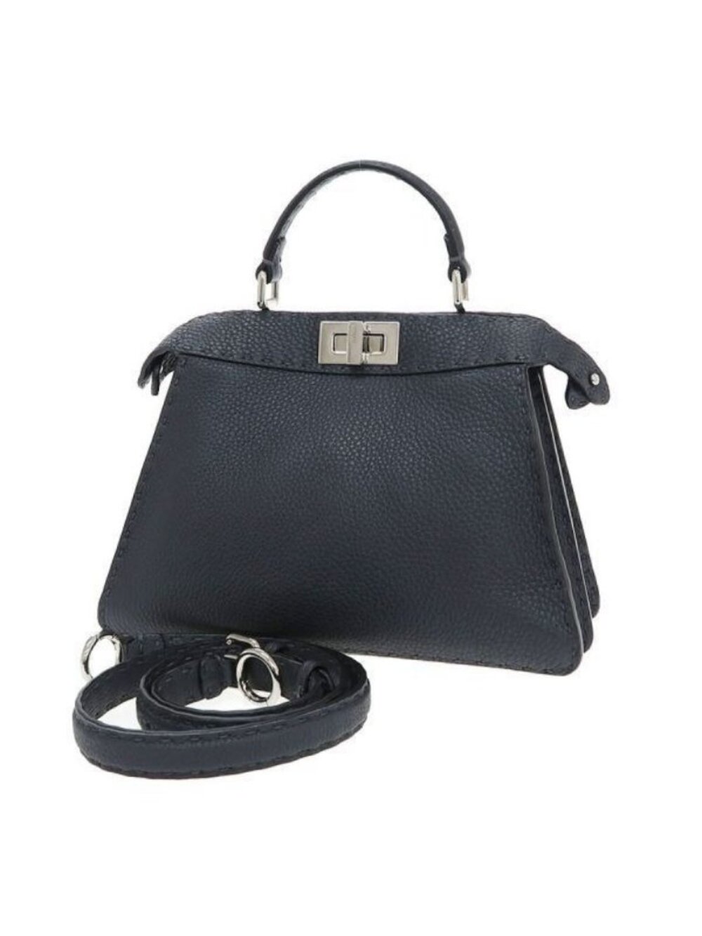 Fendi Peekaboo ISee Small Selleria Shoulder Bag